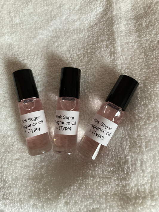 Pink Sugar Fragrance Oil Roller Glass Bottle